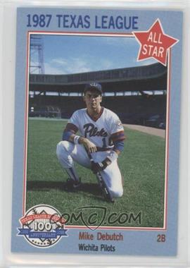 1987 Feder Texas League All Stars - [Base] #1 - Mike DeButch