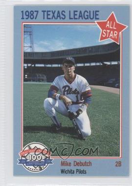 1987 Feder Texas League All Stars - [Base] #1 - Mike DeButch