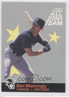 1987 Fleer - All Star Team #1 - Don Mattingly