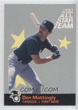 1987 Fleer - All Star Team #1 - Don Mattingly