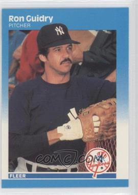 1987 Fleer - [Base] - Factory Set Glossy #100 - Ron Guidry