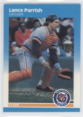 1987 Fleer - [Base] - Factory Set Glossy #160 - Lance Parrish