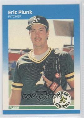 1987 Fleer - [Base] - Factory Set Glossy #403 - Eric Plunk