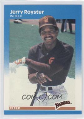 1987 Fleer - [Base] - Factory Set Glossy #428 - Jerry Royster