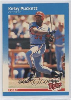 1987 Fleer - [Base] - Factory Set Glossy #549 - Kirby Puckett [EX to NM]