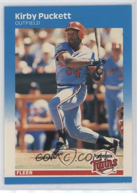 1987 Fleer - [Base] - Factory Set Glossy #549 - Kirby Puckett