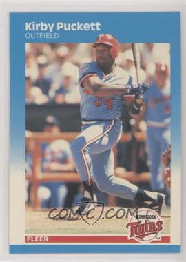 1987 Fleer - [Base] - Factory Set Glossy #549 - Kirby Puckett