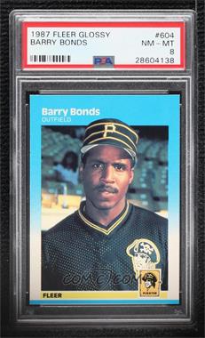 1987 Fleer - [Base] - Factory Set Glossy #604 - Barry Bonds [PSA 8 NM‑MT]