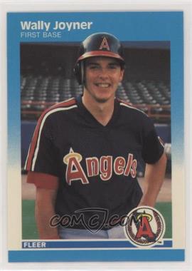 1987 Fleer - [Base] - Factory Set Glossy #86 - Wally Joyner