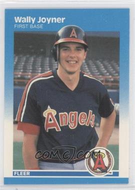 1987 Fleer - [Base] - Factory Set Glossy #86 - Wally Joyner