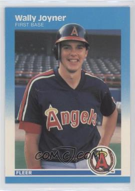 1987 Fleer - [Base] - Factory Set Glossy #86 - Wally Joyner