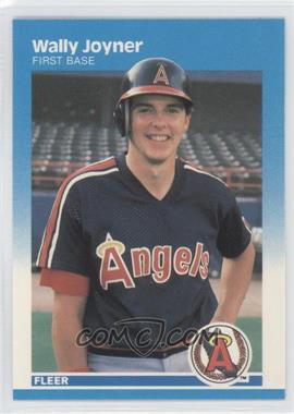 1987 Fleer - [Base] - Factory Set Glossy #86 - Wally Joyner