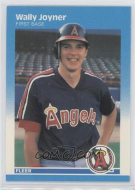 1987 Fleer - [Base] - Factory Set Glossy #86 - Wally Joyner