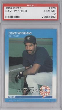 1987 Fleer - [Base] #120 - Dave Winfield [PSA 10 GEM MT]