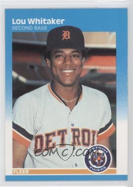 1987 Fleer - [Base] #168 - Lou Whitaker