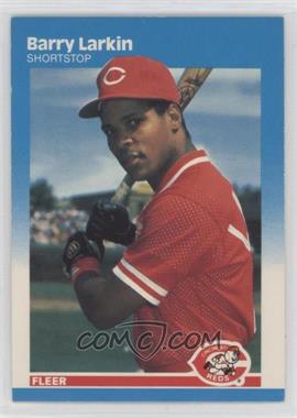 1987 Fleer - [Base] #204 - Barry Larkin [EX to NM]