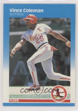 1987 Fleer - [Base] #290 - Vince Coleman [EX to NM]