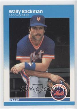 1987 Fleer - [Base] #3 - Wally Backman