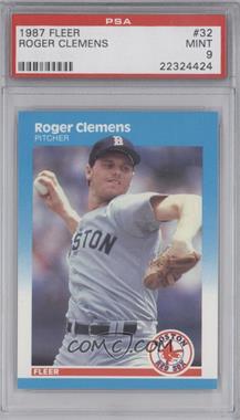 1987 Fleer - [Base] #32 - Roger Clemens [PSA 9 MINT]