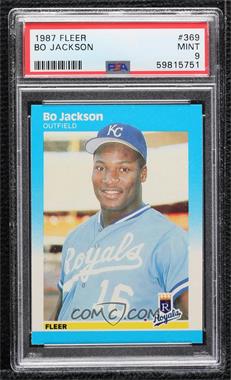 1987 Fleer - [Base] #369 - Bo Jackson [PSA 9 MINT]