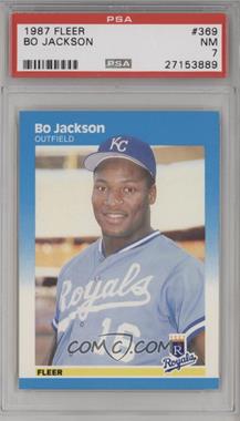 1987 Fleer - [Base] #369 - Bo Jackson [PSA 7 NM]