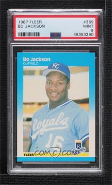 1987 Fleer - [Base] #369 - Bo Jackson [PSA 9 MINT]