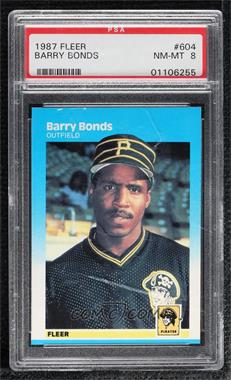 1987 Fleer - [Base] #604 - Barry Bonds [PSA 8 NM‑MT]