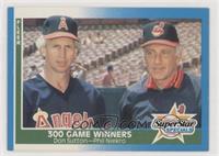 Don Sutton, Phil Niekro [EX to NM]