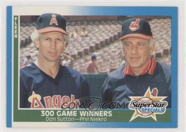 1987 Fleer - [Base] #626 - Don Sutton, Phil Niekro [EX to NM]