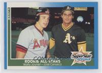 Wally Joyner, Jose Canseco [EX to NM]