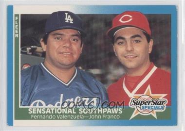 1987 Fleer - [Base] #631 - Fernando Valenzuela, John Franco