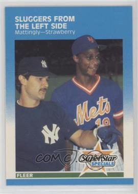 1987 Fleer - [Base] #638 - Don Mattingly, Darryl Strawberry