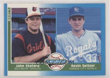 1987 Fleer - [Base] #652 - John Stefero, Kevin Seitzer