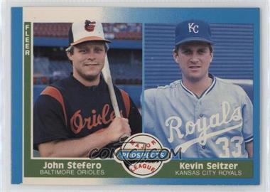 1987 Fleer - [Base] #652 - John Stefero, Kevin Seitzer