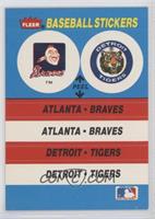 Atlanta Braves, Detroit Tigers
