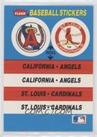 California Angels, St. Louis Cardinals