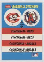 Cincinnati Reds, California Angels [EX to NM]