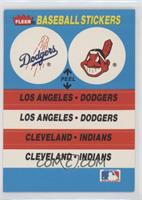 Los Angeles Dodgers, Cleveland Indians [EX to NM]