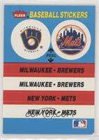 Milwaukee Brewers Team, New York Mets Team