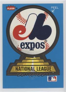 1987 Fleer - Team Stickers Inserts #_MOEX - Montreal Expos Team