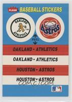 Oakland Athletics, Houston Astros [EX to NM]
