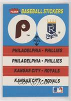 Philadelphia Phillies, Kansas City Royals
