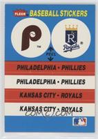 Philadelphia Phillies, Kansas City Royals