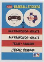 San Francisco Giants, Texas Rangers