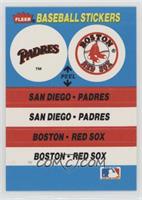 San Diego Padres Team, Boston Red Sox Team