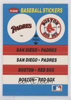 San Diego Padres Team, Boston Red Sox Team