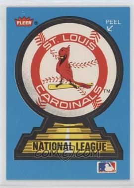 1987 Fleer - Team Stickers Inserts #_STCA - St. Louis Cardinals Team