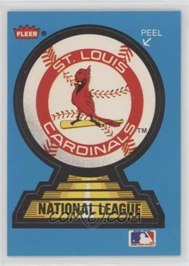 1987 Fleer - Team Stickers Inserts #_STCA - St. Louis Cardinals Team