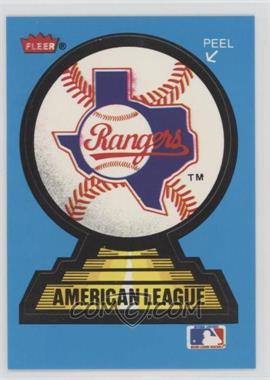 1987 Fleer - Team Stickers Inserts #_TERA - Texas Rangers