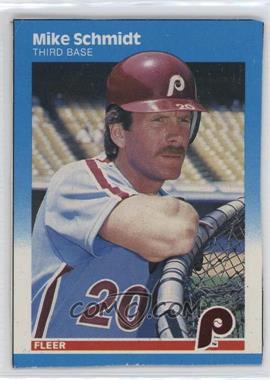 1987 Fleer - Wax Box Bottoms #C-15 - Mike Schmidt [EX to NM]